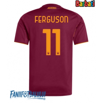 AS Roma Evan Ferguson #11 Tricou Fotbal Replică 2025-26 Barbati Acasa